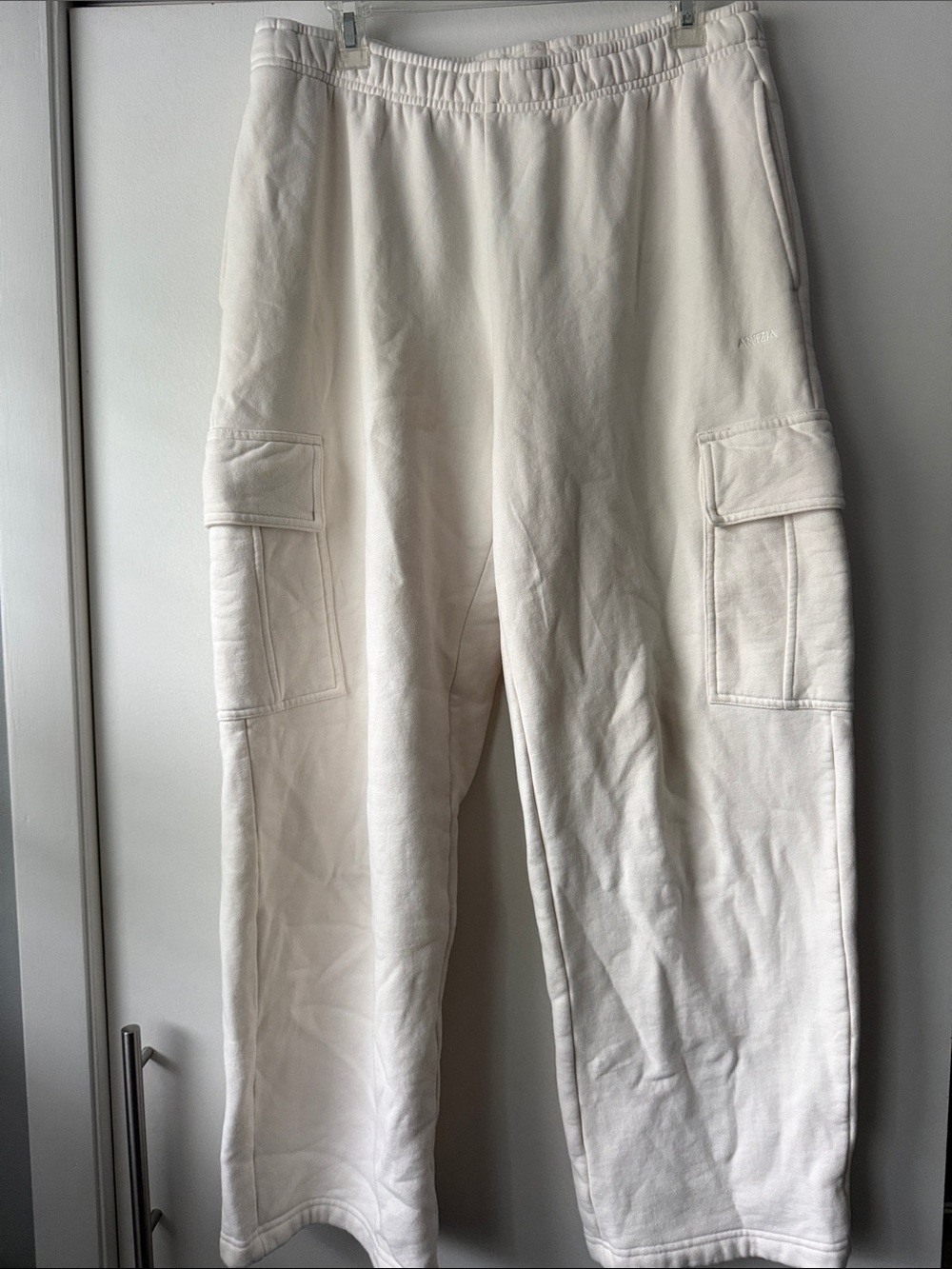Aritzia Sweatfleece Sweatpants Womens  Cargo Pocket Cozy Fleece